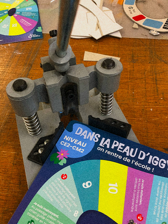 rognage des coins du jeu