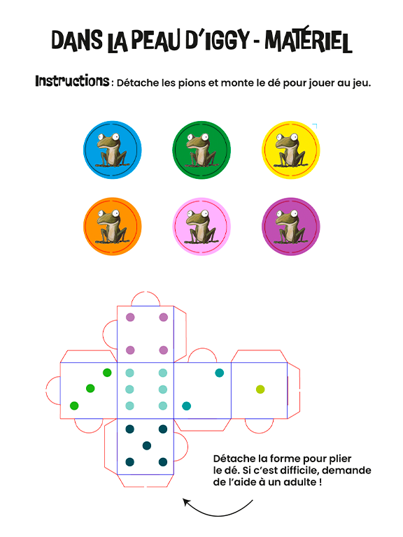 Jetons et dés de jeu