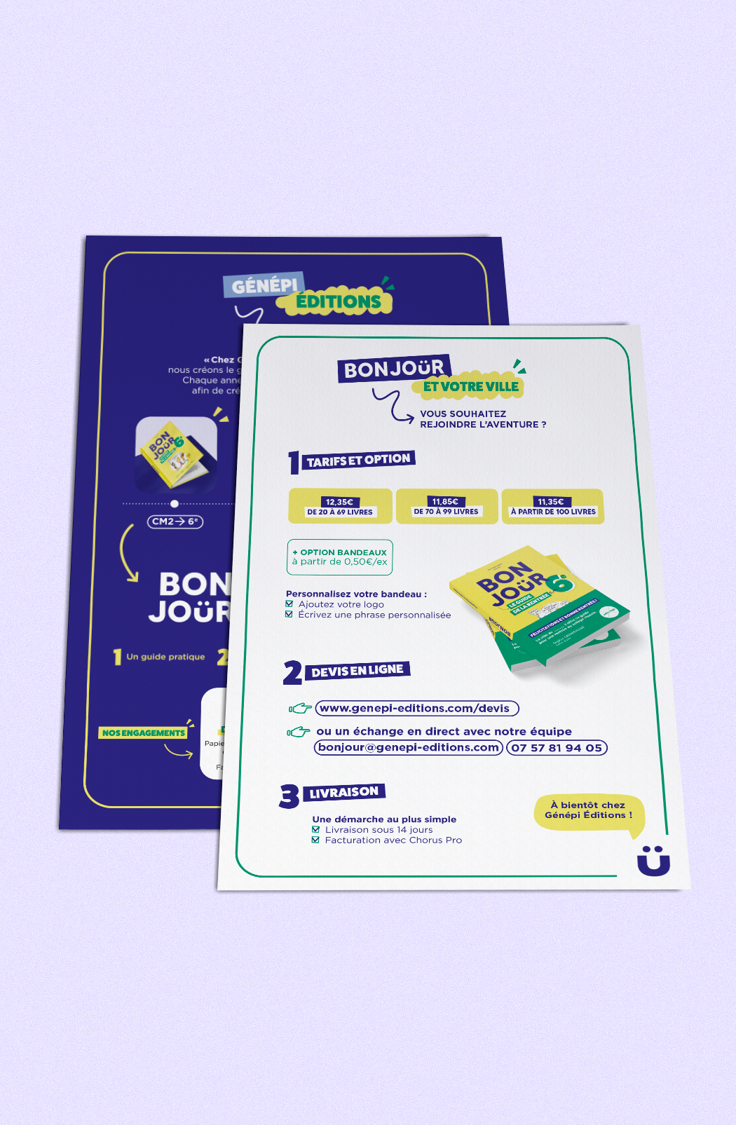 flyer commercial offre bonjour