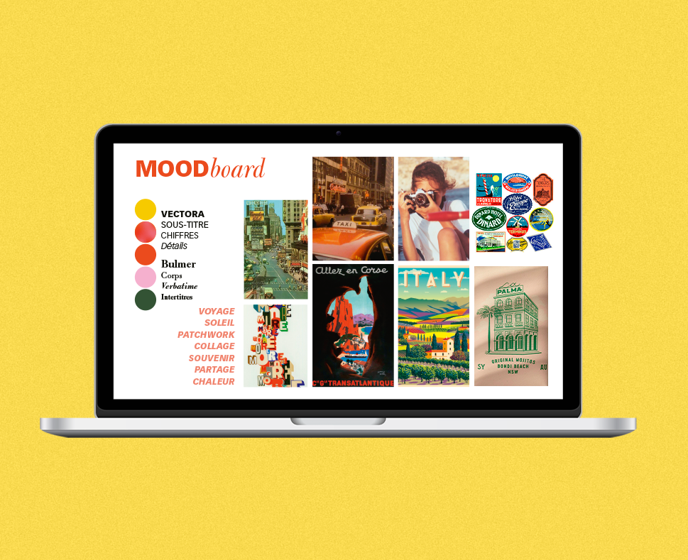 moodboard autour du magazine corsica