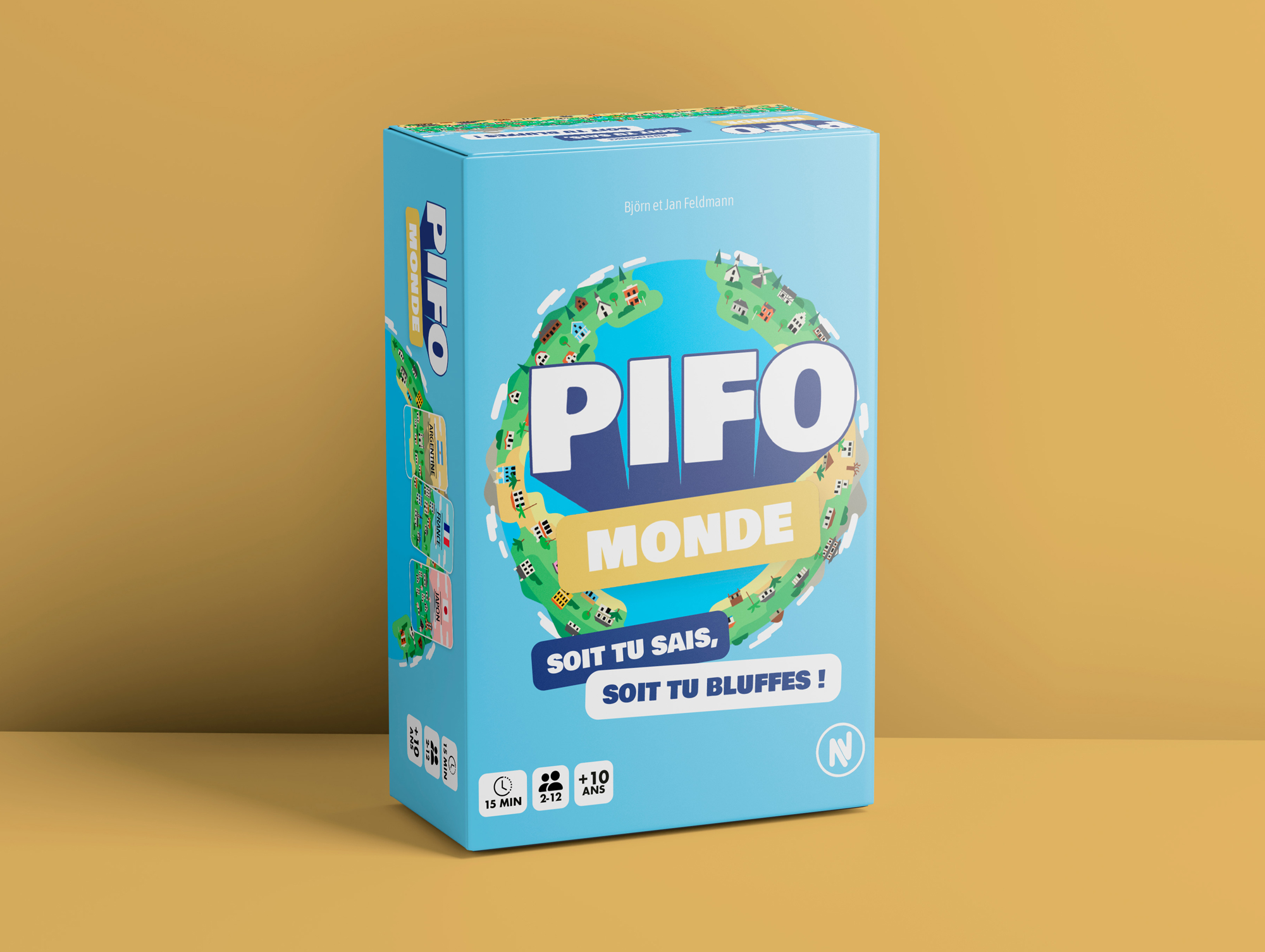 boîte de jeu pifo monde