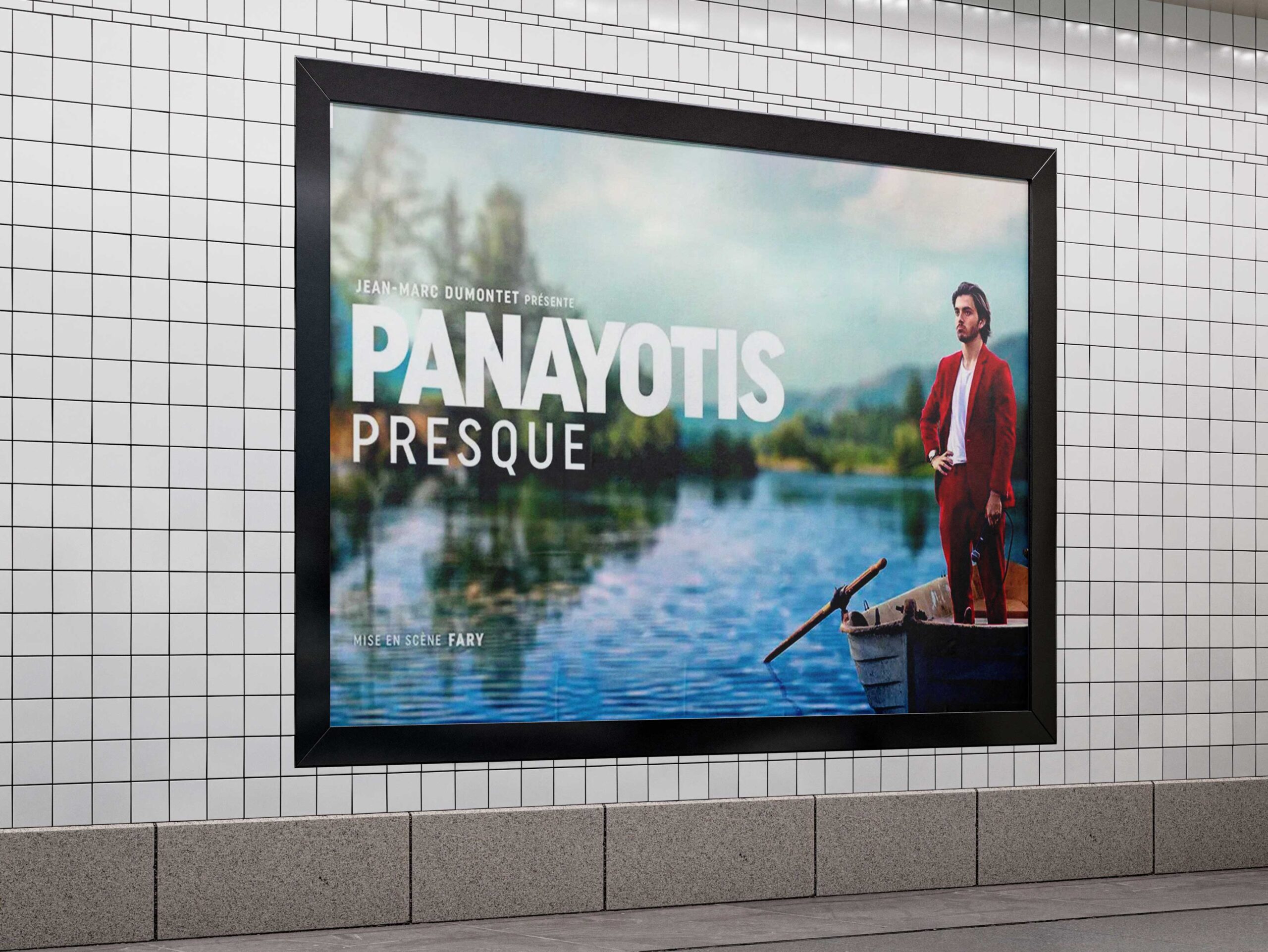 affiche 4x3 métro Panayotis Pascot
