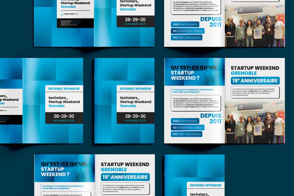 depliant startup weekend
