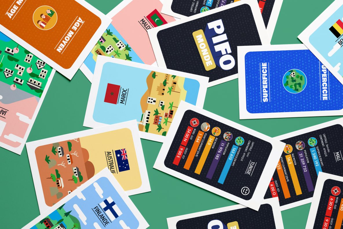 cartes du jeu pifo
