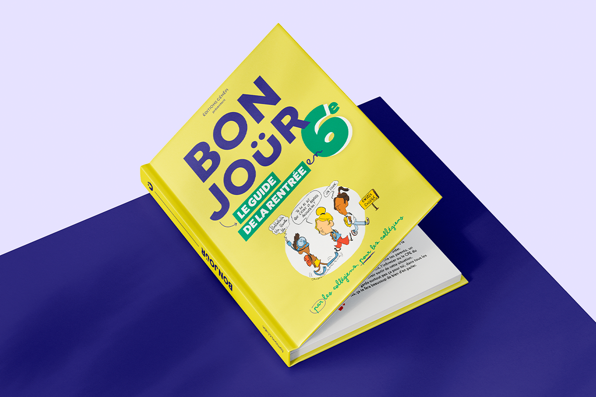 Couverture fermée guide bonjour la 6e