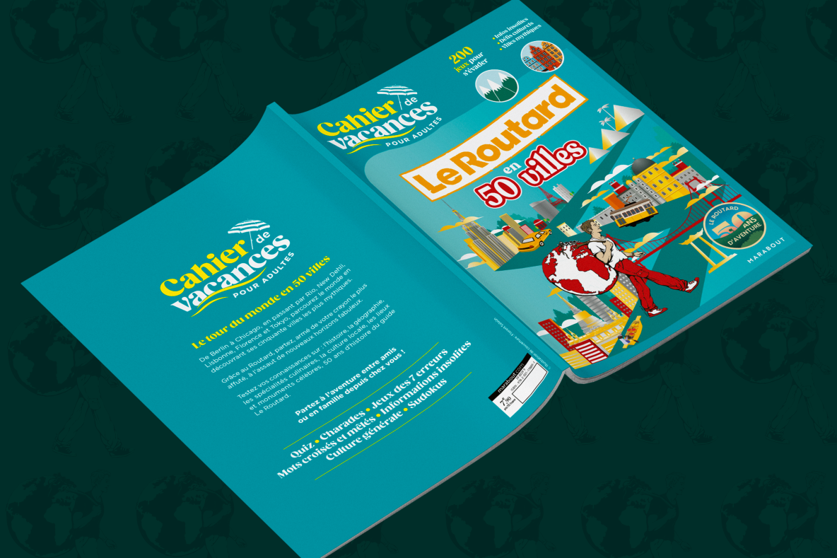 couverture du cahier de vacances du routard