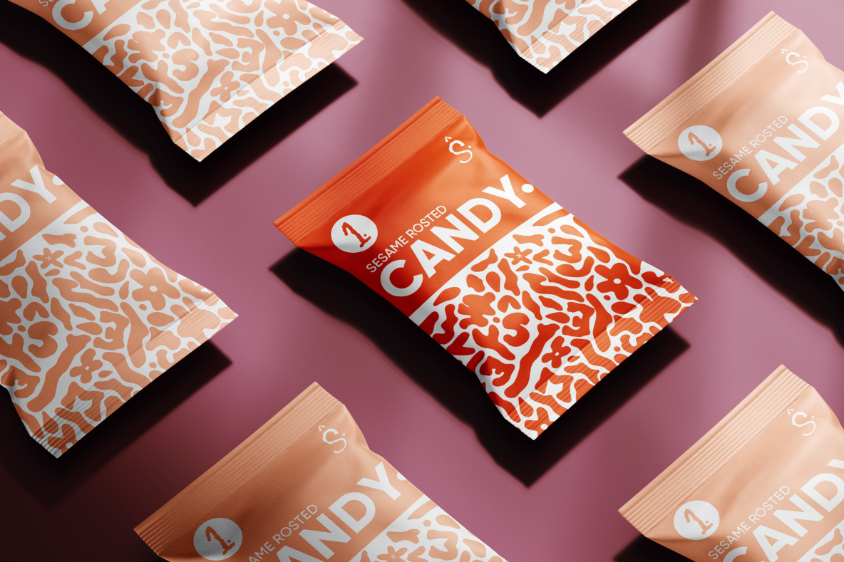 packaging de bonbon sesame